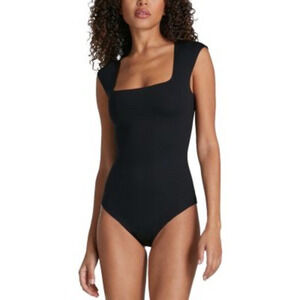 Commando Scuba Knit Bodysuit in Black